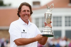 Phil with the Claret Jug